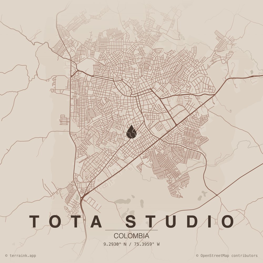 Ubicación TOTA Studio, Colombia